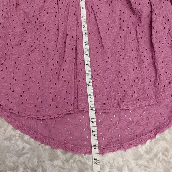 FREE People Darcy Eyelet Blouse Size XS - Picture 7 of 9